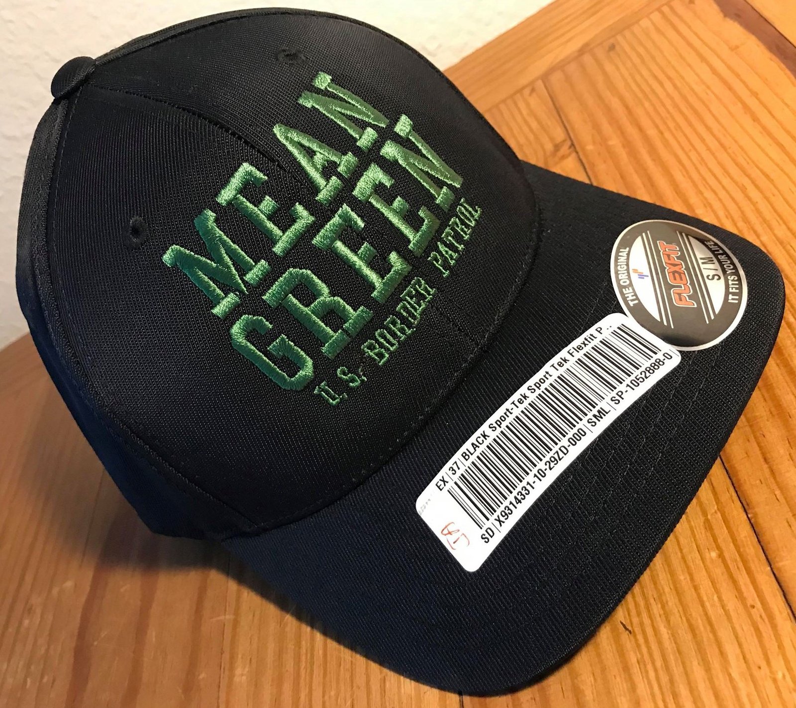MEAN GREEN FLEX FIT BALL CAP | OLD PATROL HQ / FIERCE 5%